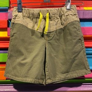 Boy’s Mini Boden Pull Up Shorts Green Size 4Y